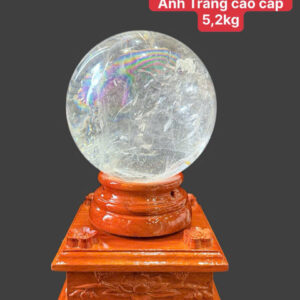 Cầu Tinh Thể Thạch Anh Trắng cao cấp 5,2kg